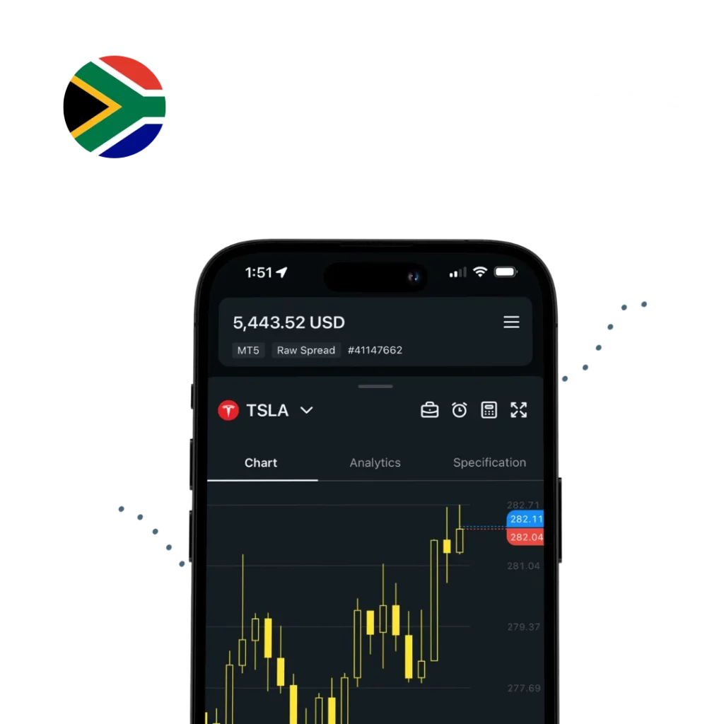 Tesla Shares via Exness